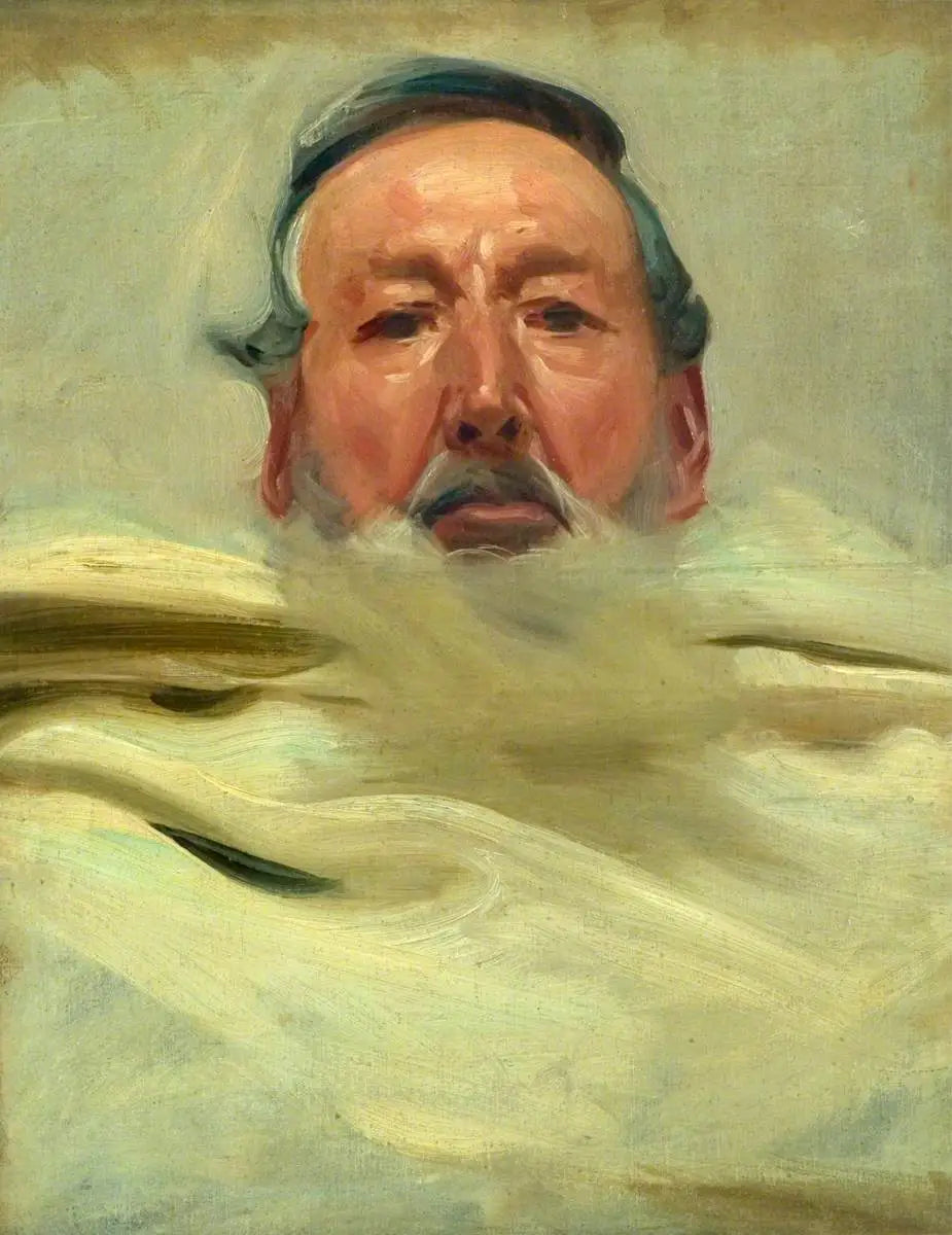 Reproduction du tableau « Étude de portrait pour la tête de Moïse - John Singer Sargent » par Alpha Reproduction en peinture à l’huile