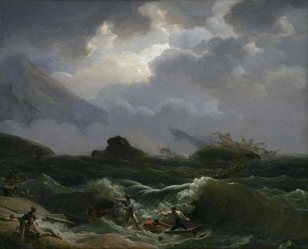 Sauvetage de la gabare l’Alouette - Louis-Philippe Crépin - Alpha Reproduction