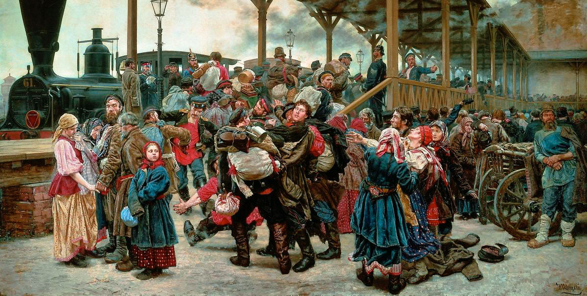 À la guerre - Konstantin Savitsky