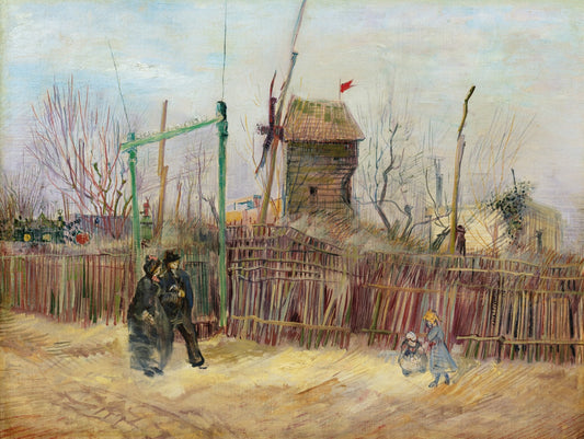 🎡مشهد شارع في مونمارتر فنسنت فان جوخ (1887)