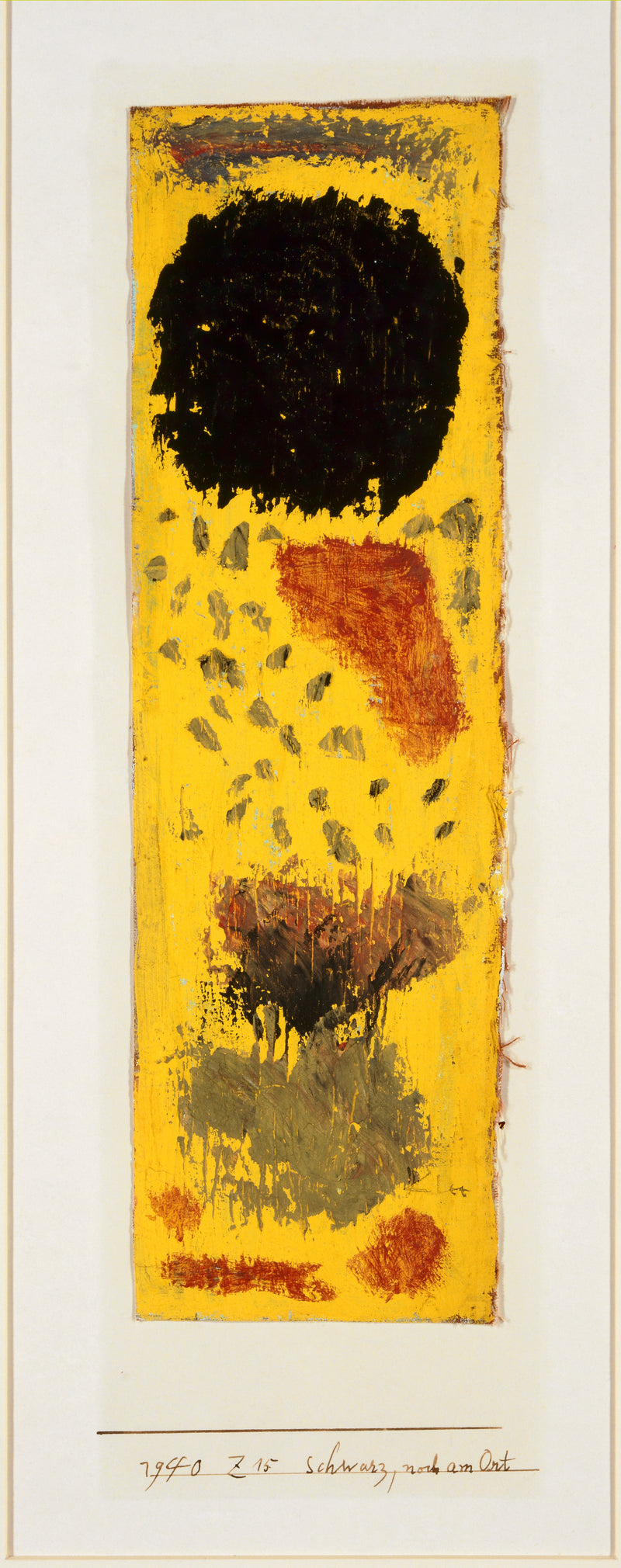 Schwarz, noch am Ort, 1940 - Paul Klee