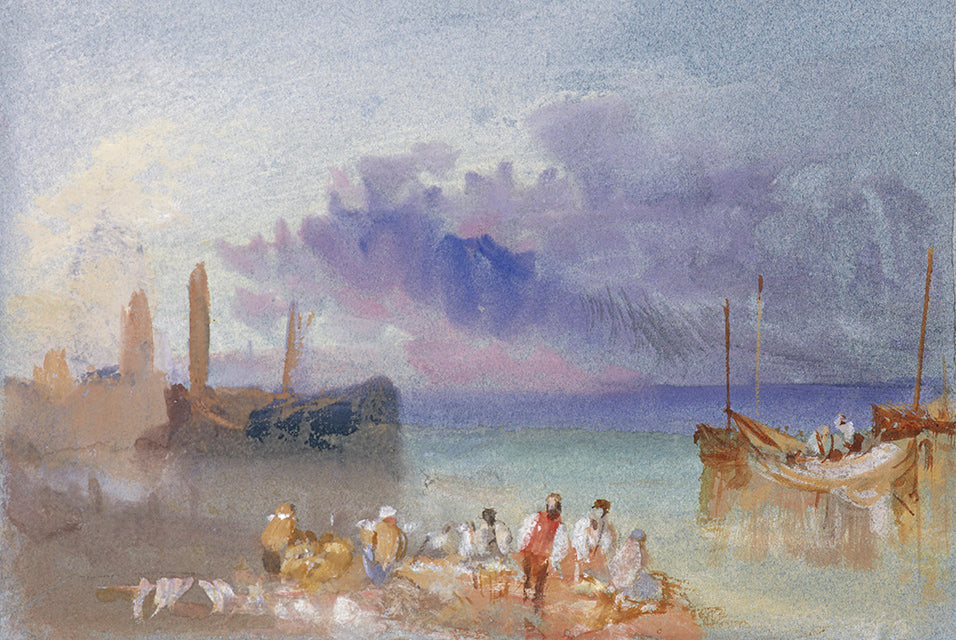 Reproduction du tableau « Harbour View - J. M. W. Turner » par Alpha Reproduction en peinture à l’huile