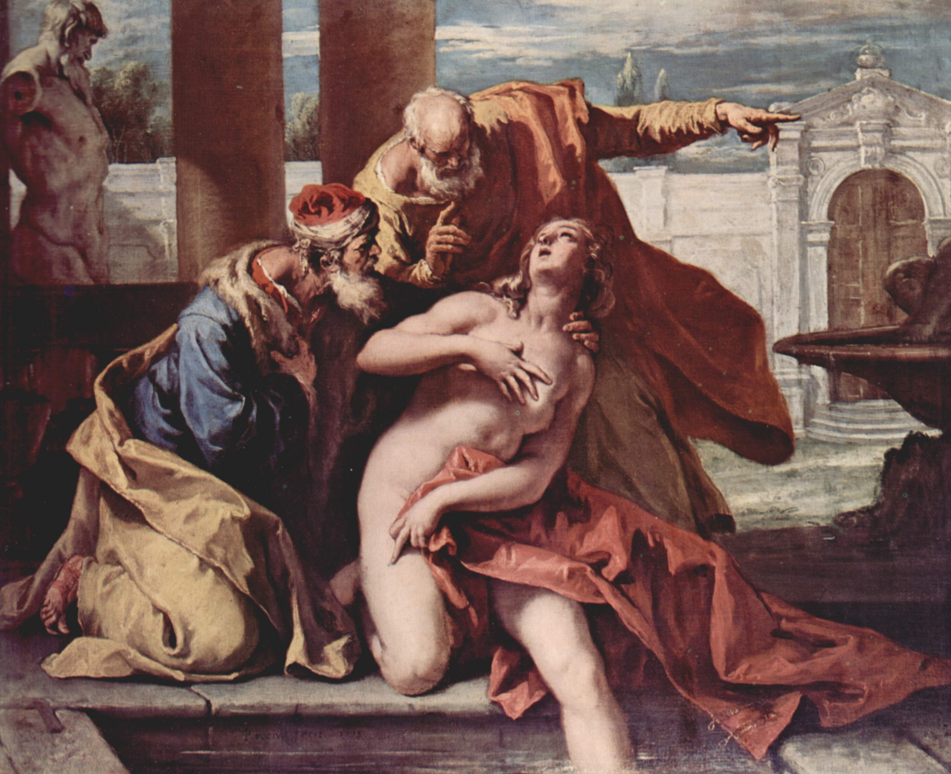 Suzanne et les vieillards - Sebastiano Ricci - Alpha Reproduction