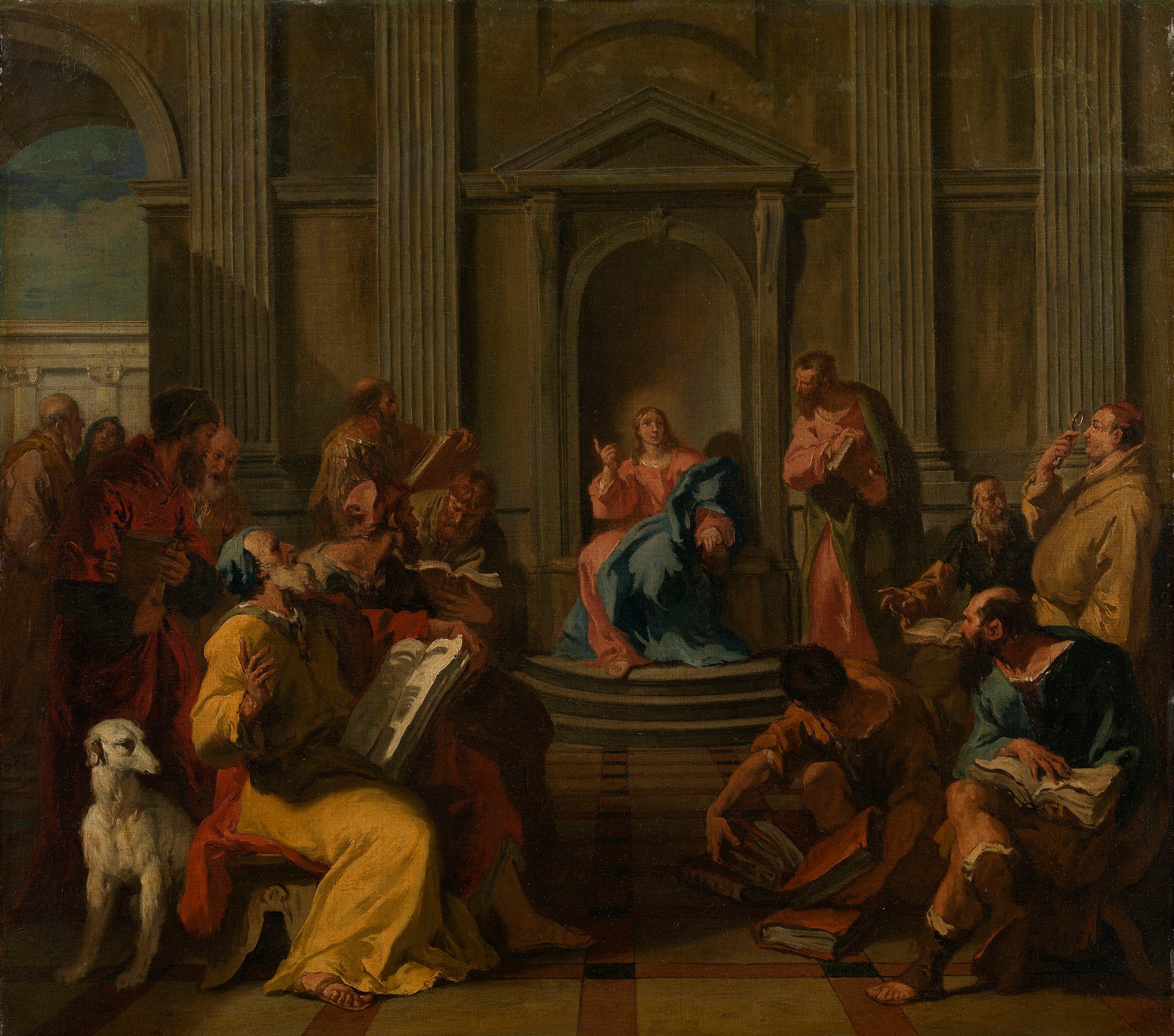 Le Christ parmi les docteurs du Temple - Sebastiano Ricci - Alpha Reproduction