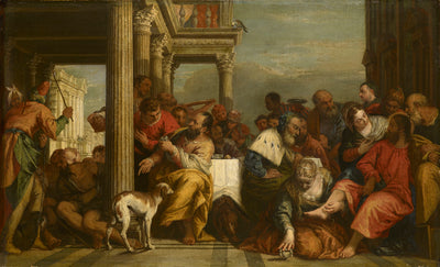 La Madeleine oignant les pieds du Christ - Sebastiano Ricci - Alpha Reproduction