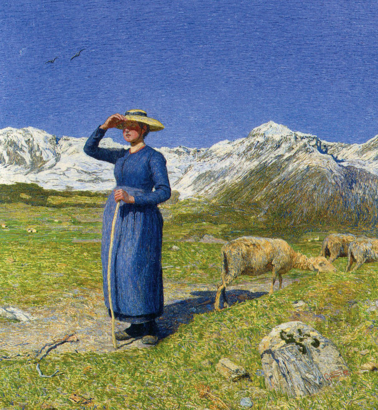 Midi dans les Alpes - Giovanni Segantini