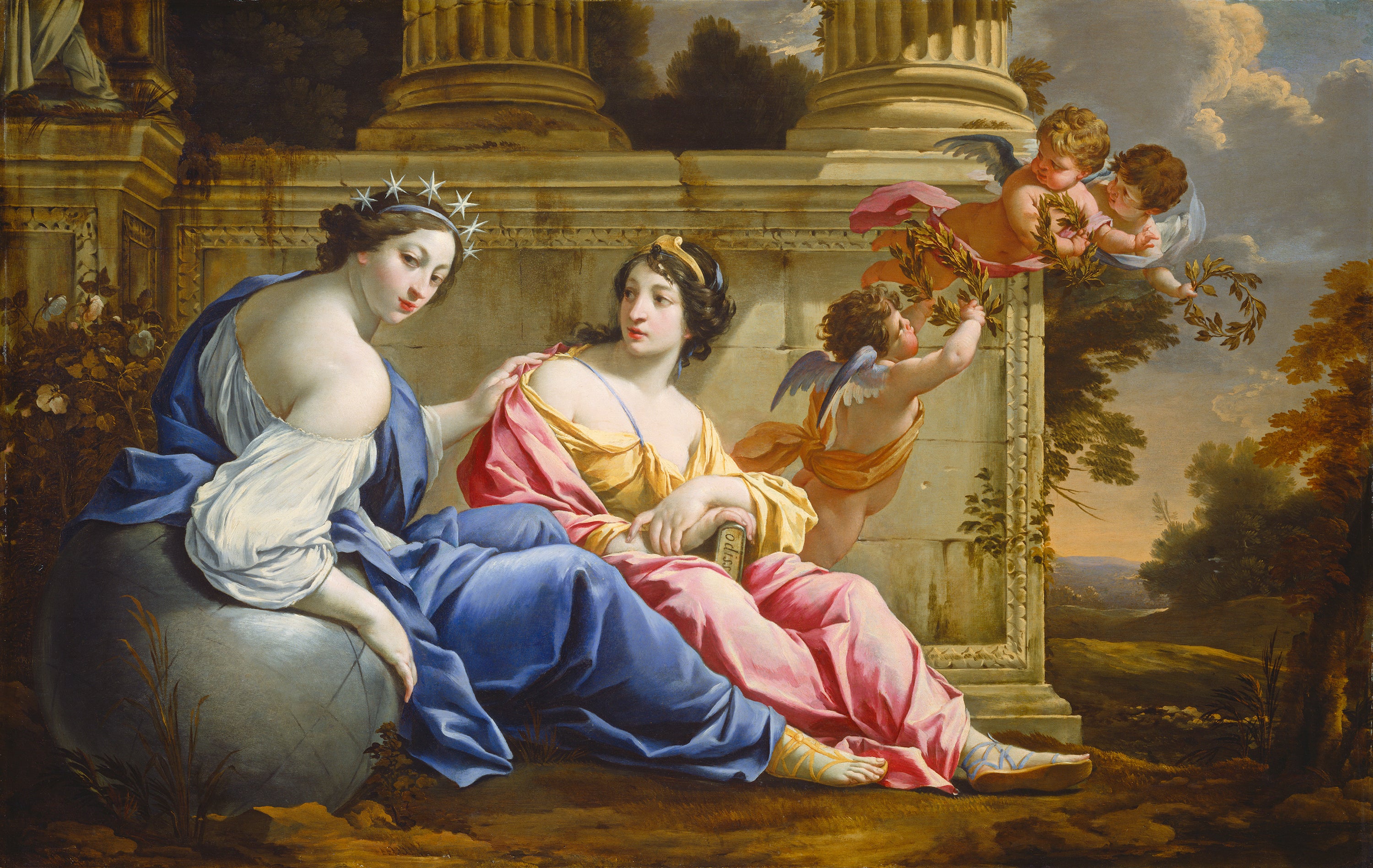 Uranie et Calliope - Simon Vouet
