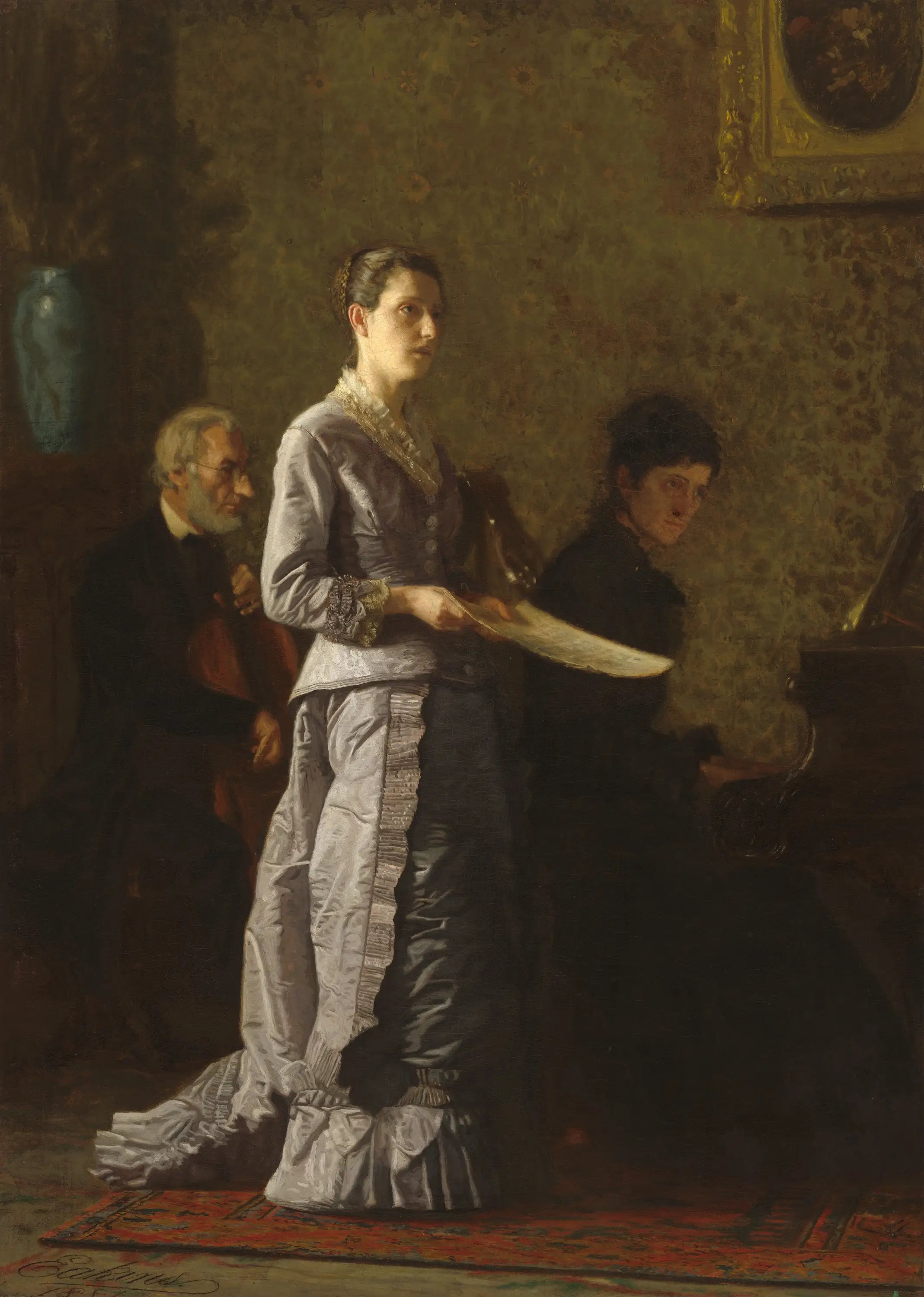 Chanter une chanson pathétique - Thomas Eakins - Alpha Reproduction