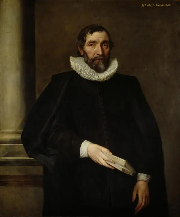 Alexander Henderson vers 1583 - 1646. Théologien et diplomate presbytérien - Antoine van Dyck - Alpha Reproduction