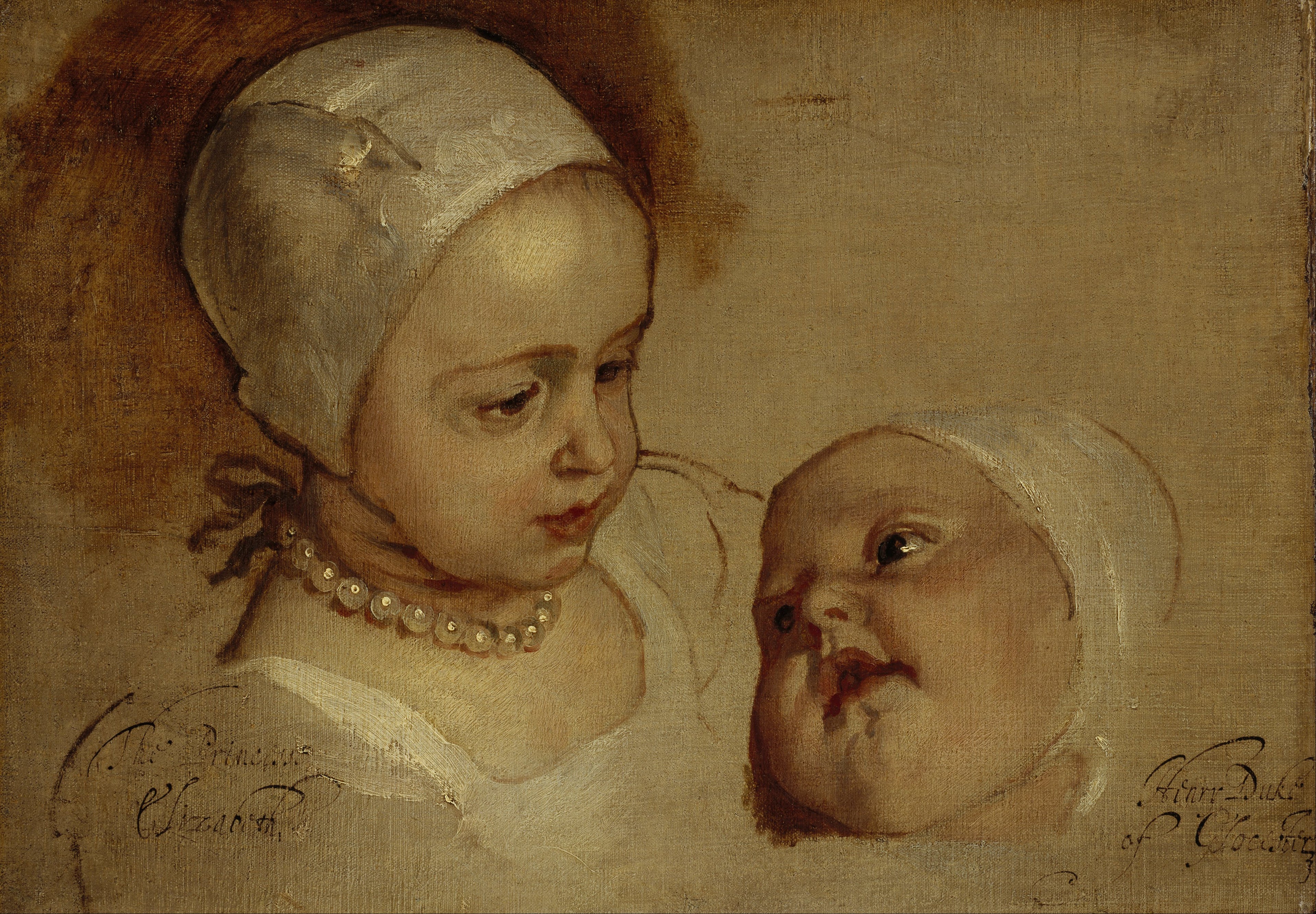 La princesse Elizabeth et la princesse Anne - Antoine van Dyck