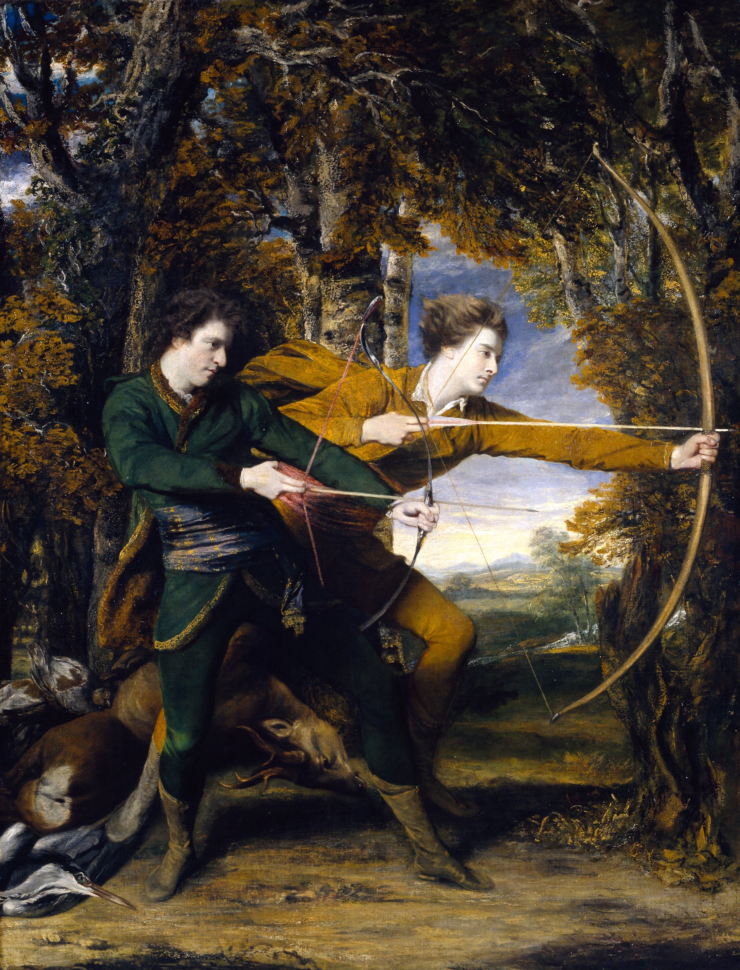 Colonel Acland et Lord Sydney : Les Archers - Joshua Reynolds