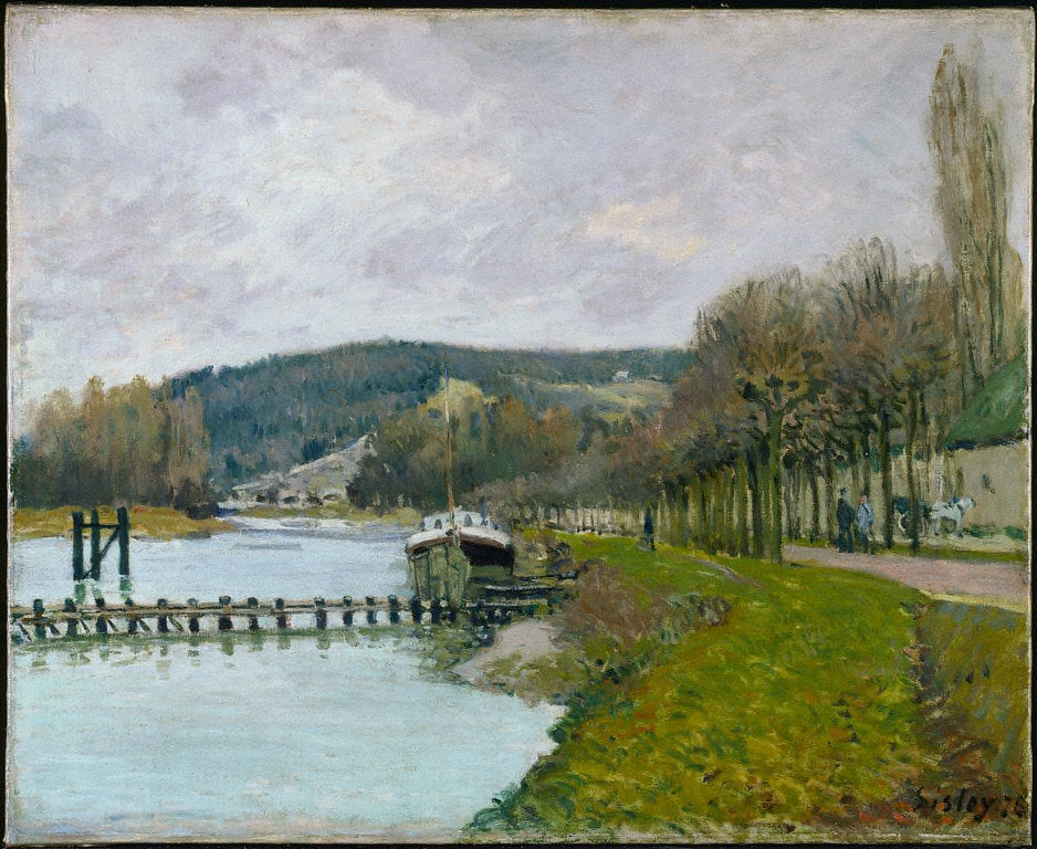 Reproduction du tableau « Les coteaux de Bougival - Alfred Sisley » par Alpha Reproduction en peinture à l’huile