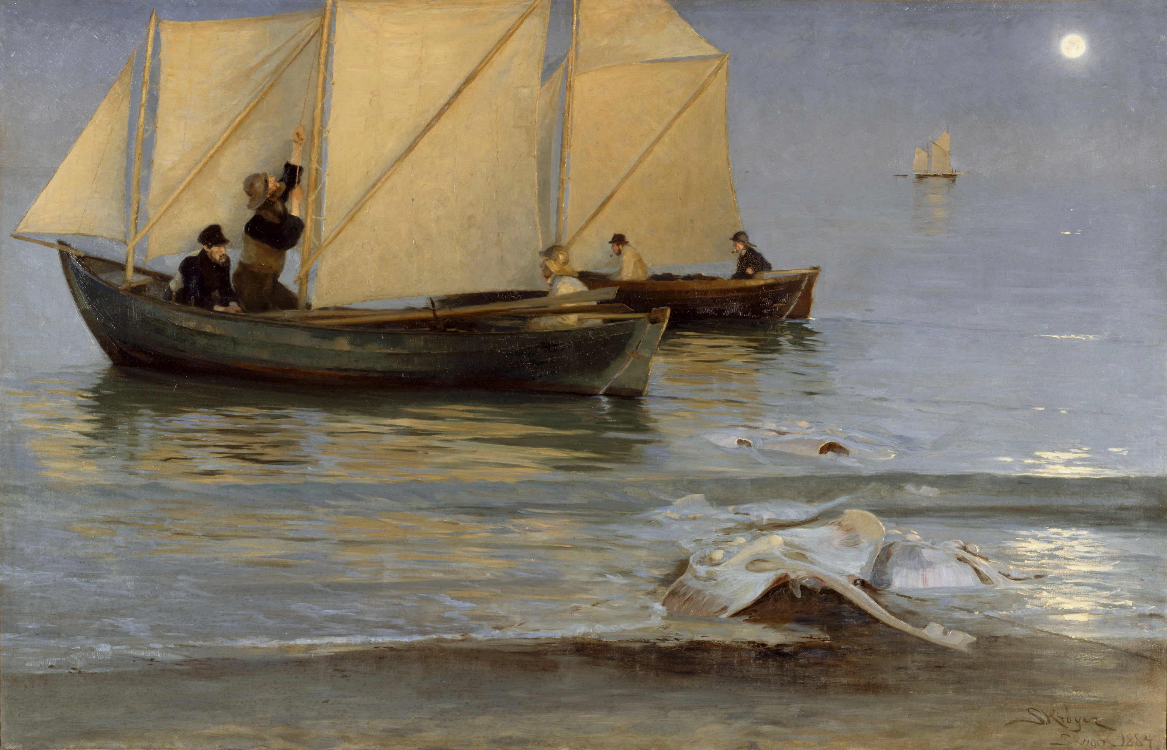 Bateaux de pêche - Peder Severin Krøyer