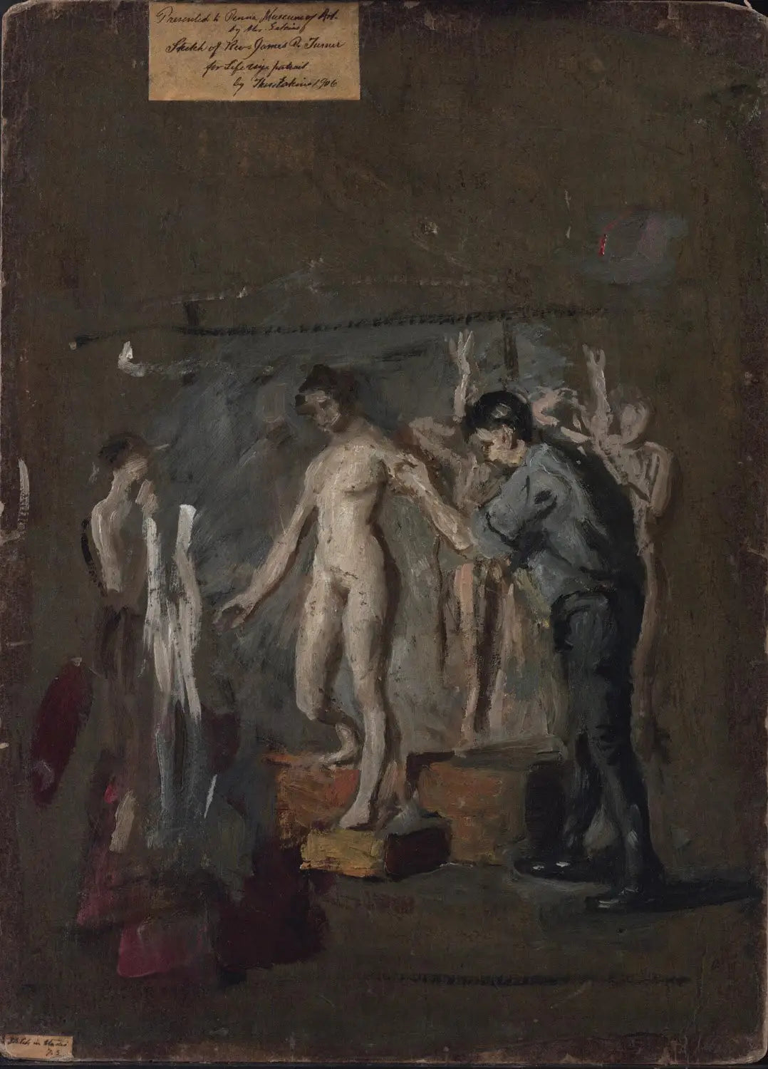 William Rush et son modèle - Thomas Eakins - Alpha Reproduction