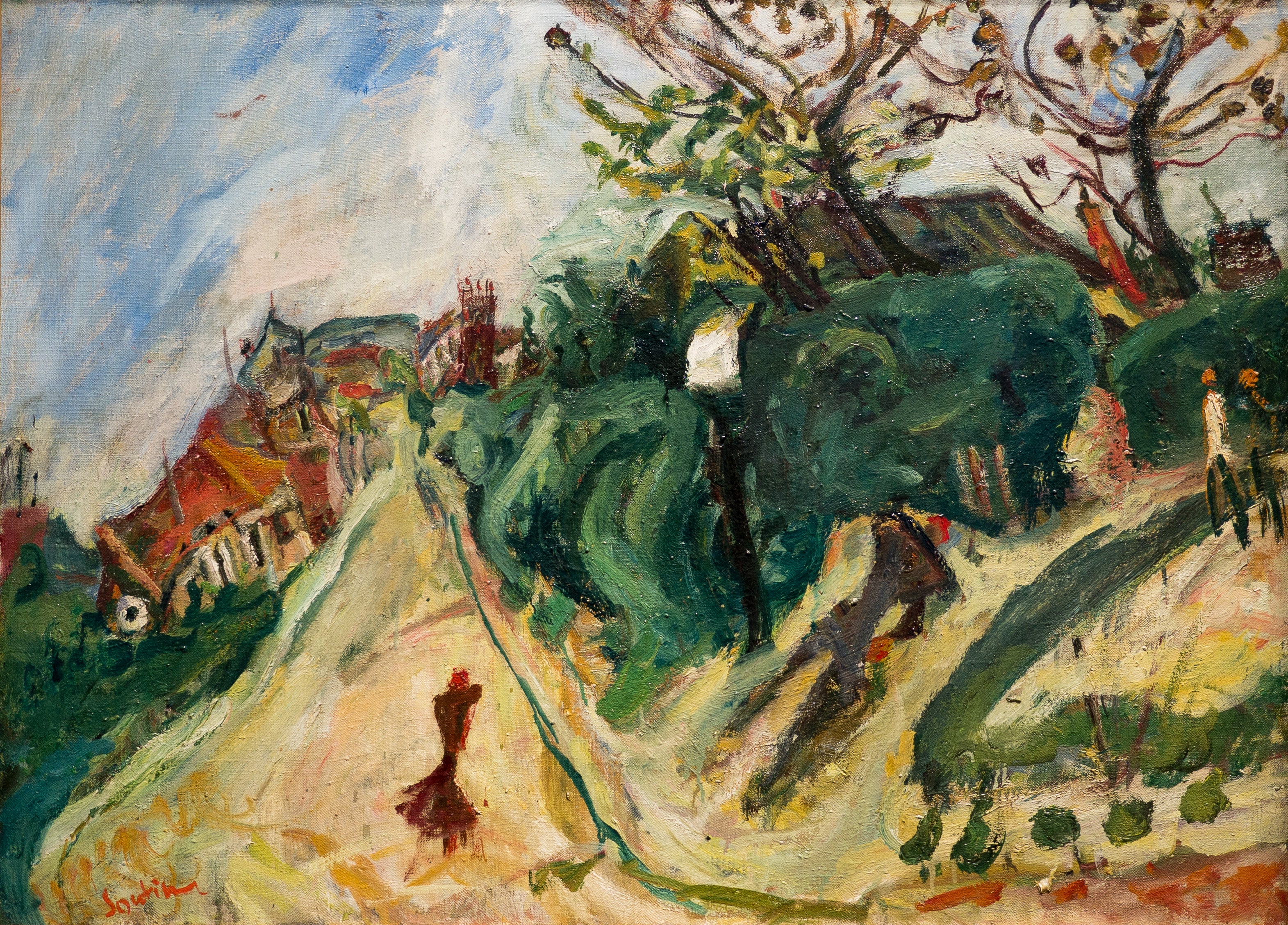Paysage avec personnages - Chaïm Soutine