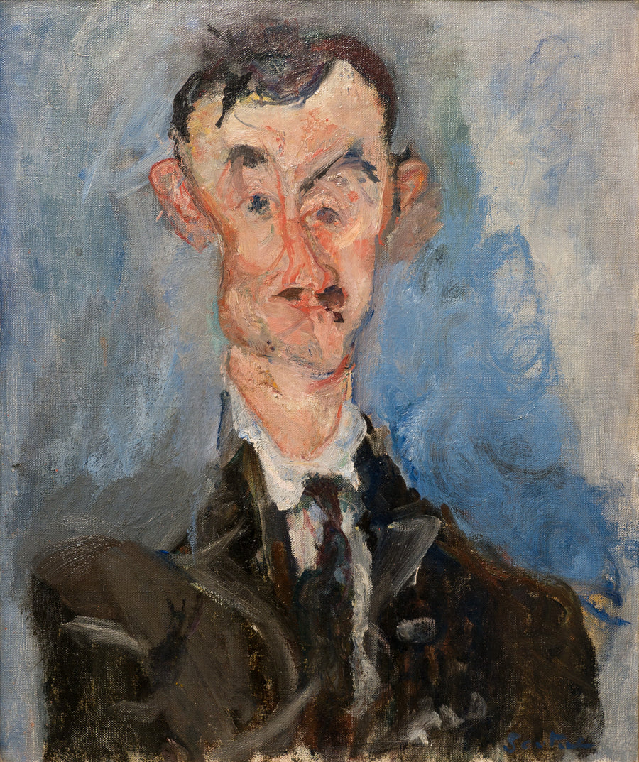 "Portrait d'homme (Émile Lejeune)" (1922) - Chaim Soutine