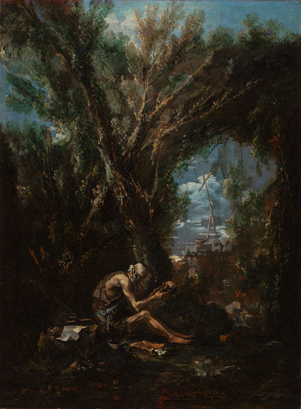 Saint Jérôme dans le paysage - Alessandro Magnasco