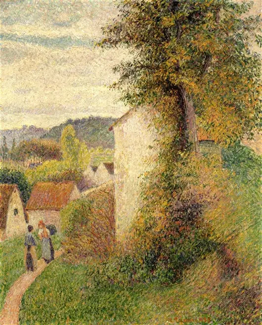 Reproduction du tableau « Le chemin - Camille Pissarro » par Alpha Reproduction en peinture à l’huile