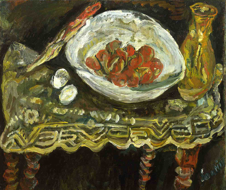 Still Life with Fruit by Chaim Soutine (1919) - Chaim Soutine