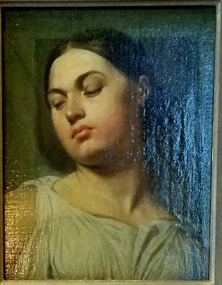 Tête de Victoire étude pour l’apothéose d’Homère - Jean-Auguste-Dominique Ingres - Alpha Reproduction