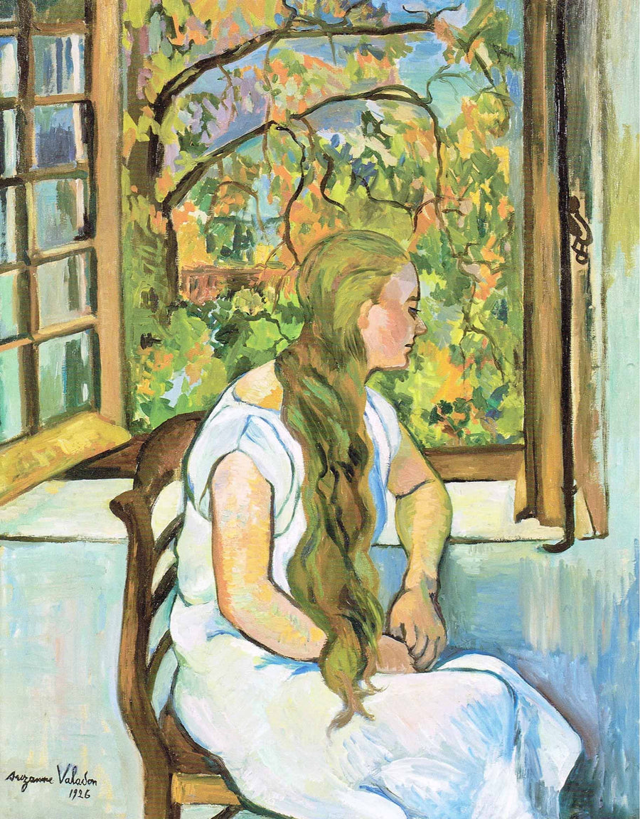 Germaine Utter à sa fenêtre - Suzanne Valadon