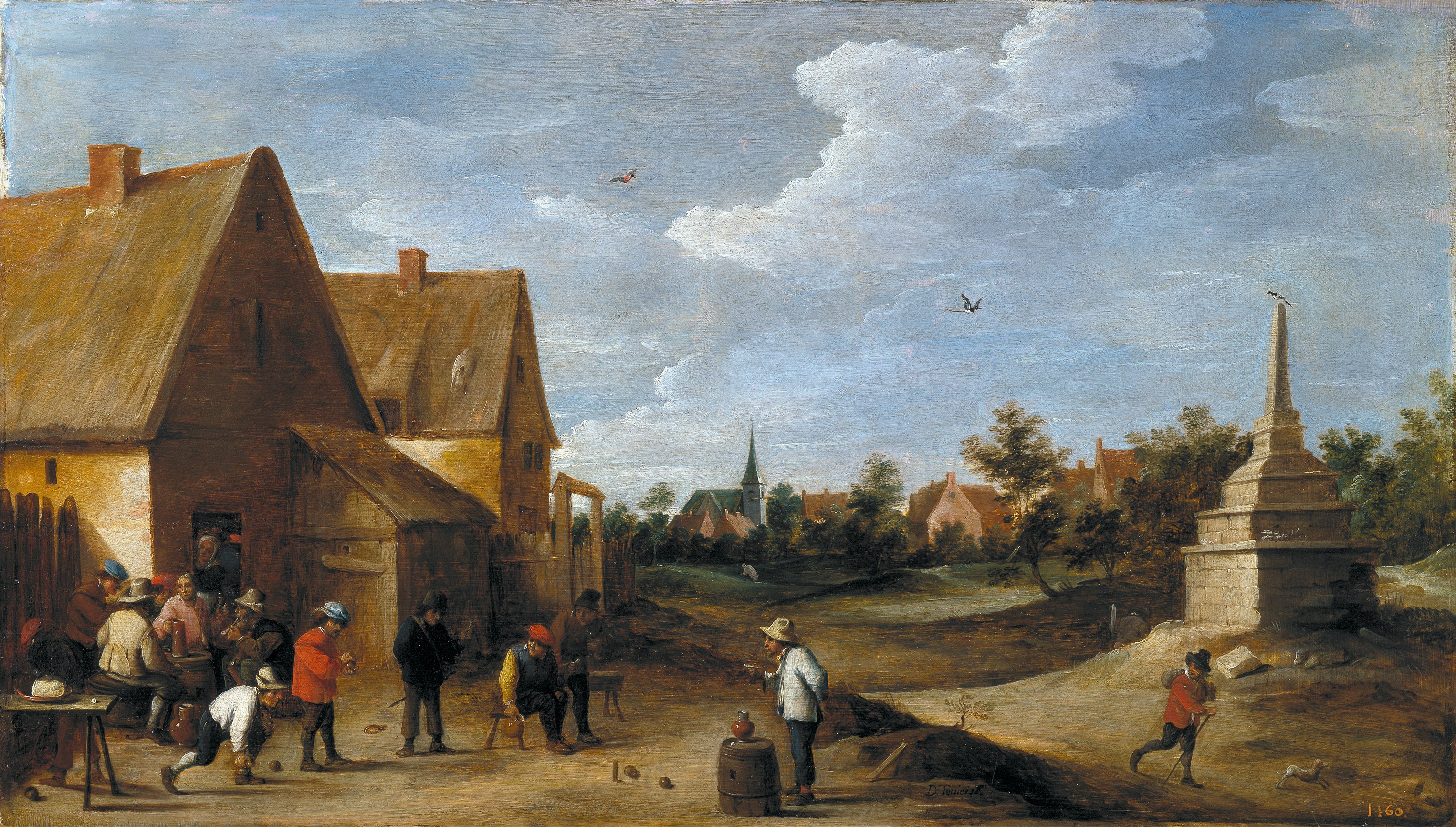 Le jeu de quilles - David Teniers le Jeune