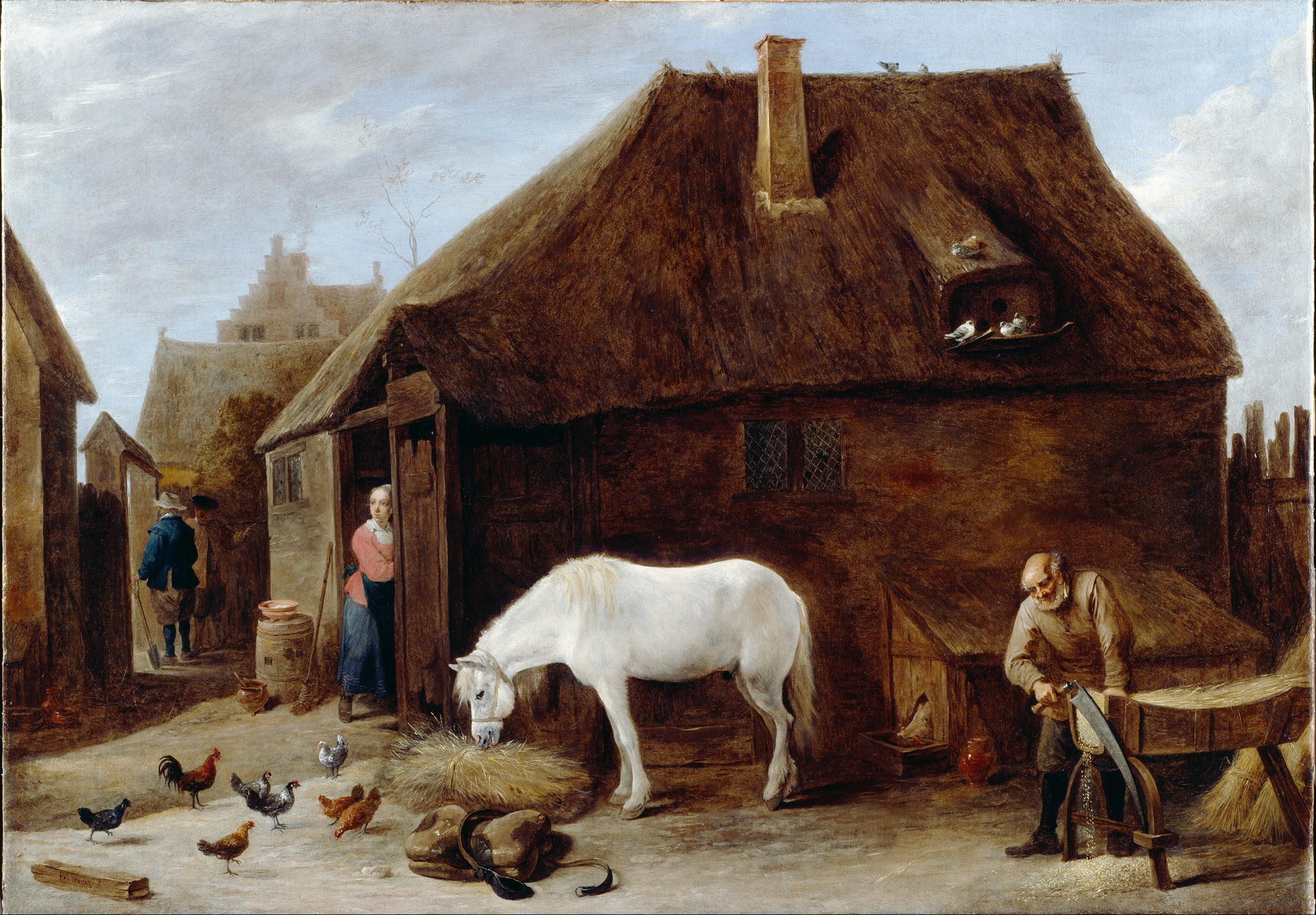 Le coupe-paille - David Teniers le Jeune