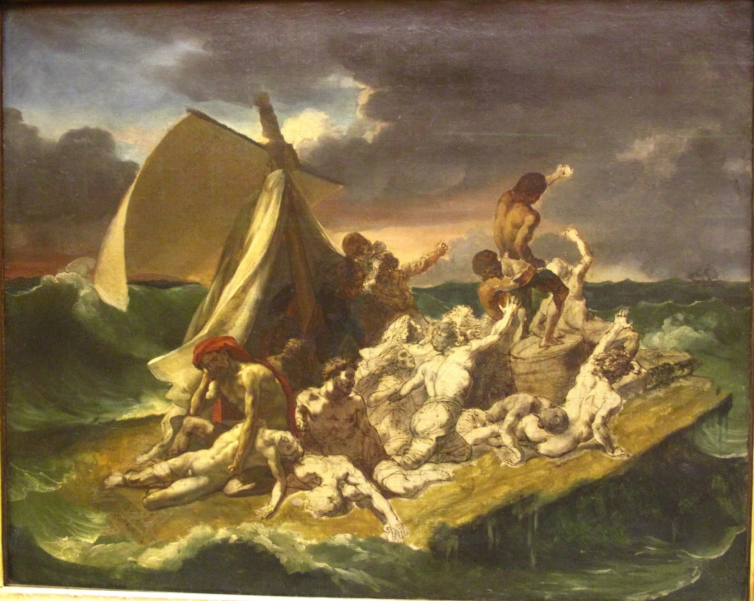 Reproduction du tableau « Le Radeau de la Méduse - Théodore Géricault » par Alpha Reproduction en peinture à l’huile