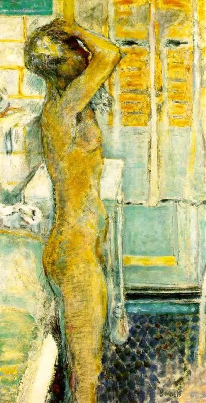 Reproduction du tableau « Le Nu gris - Pierre Bonnard » par Alpha Reproduction en peinture à l’huile