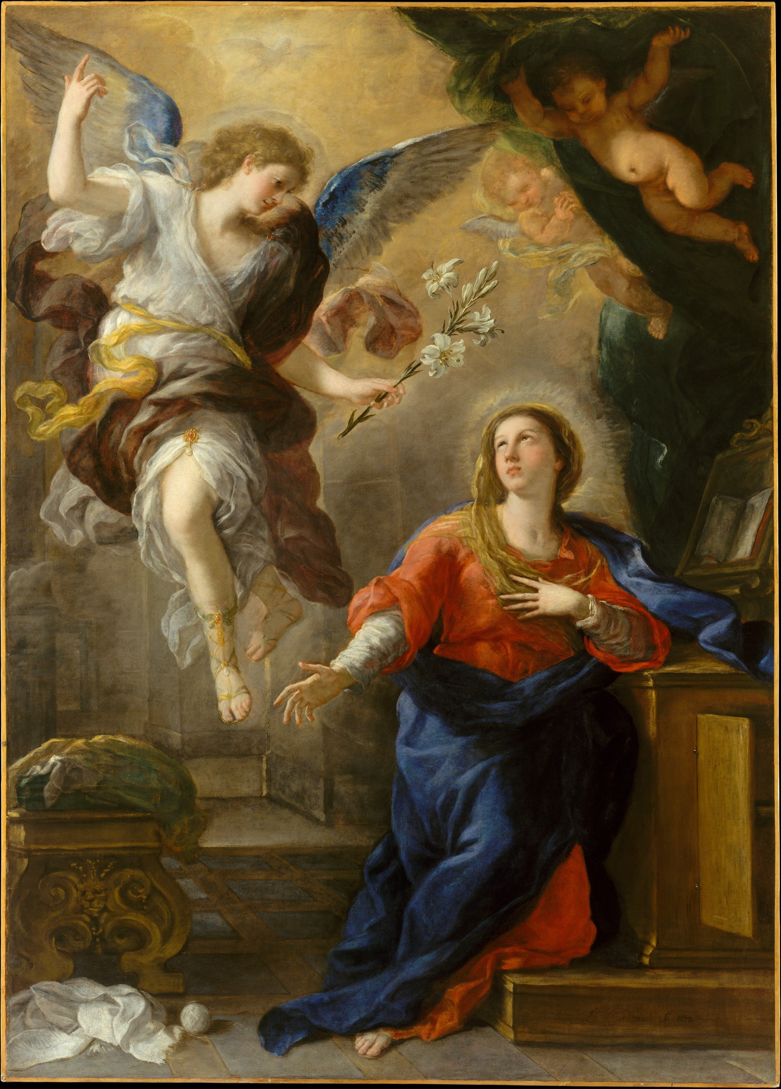 L'Annonciation - Luca Giordano