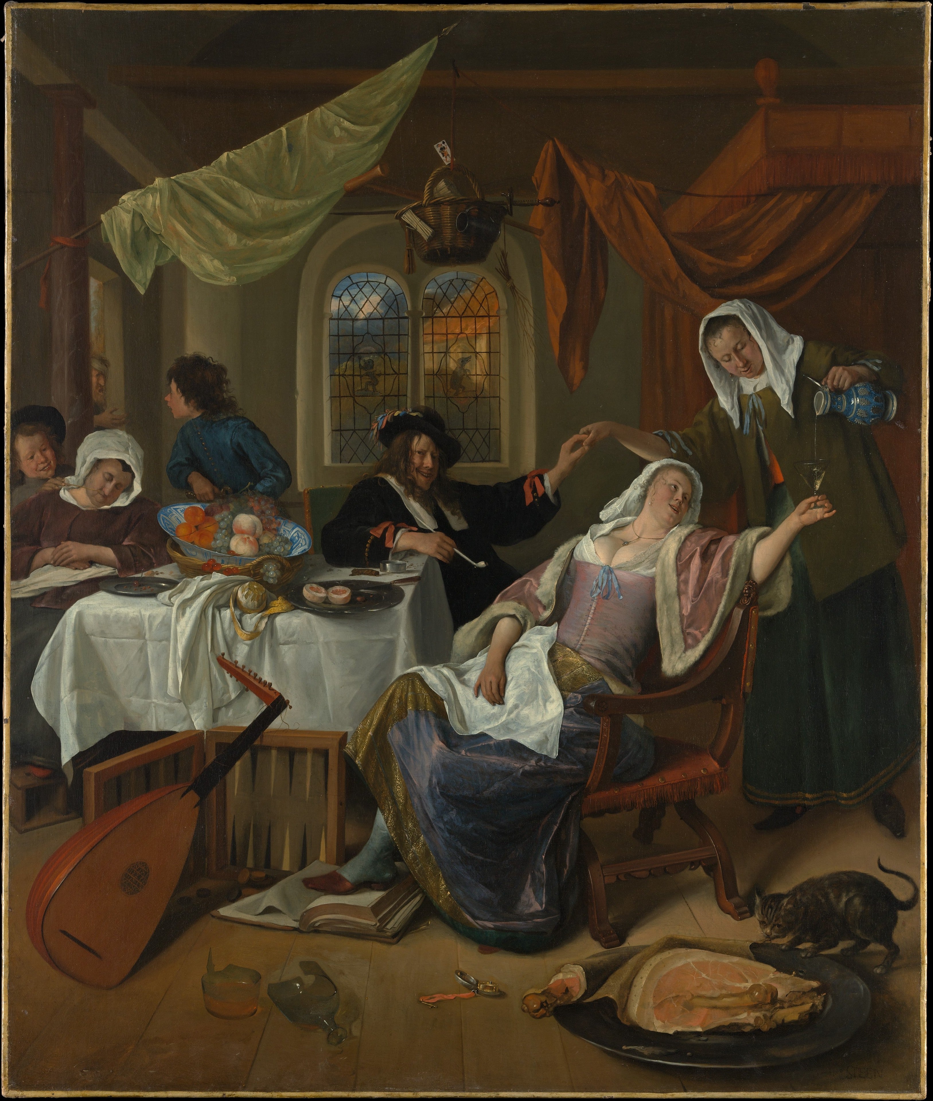 La famille dissolue - Jan Steen