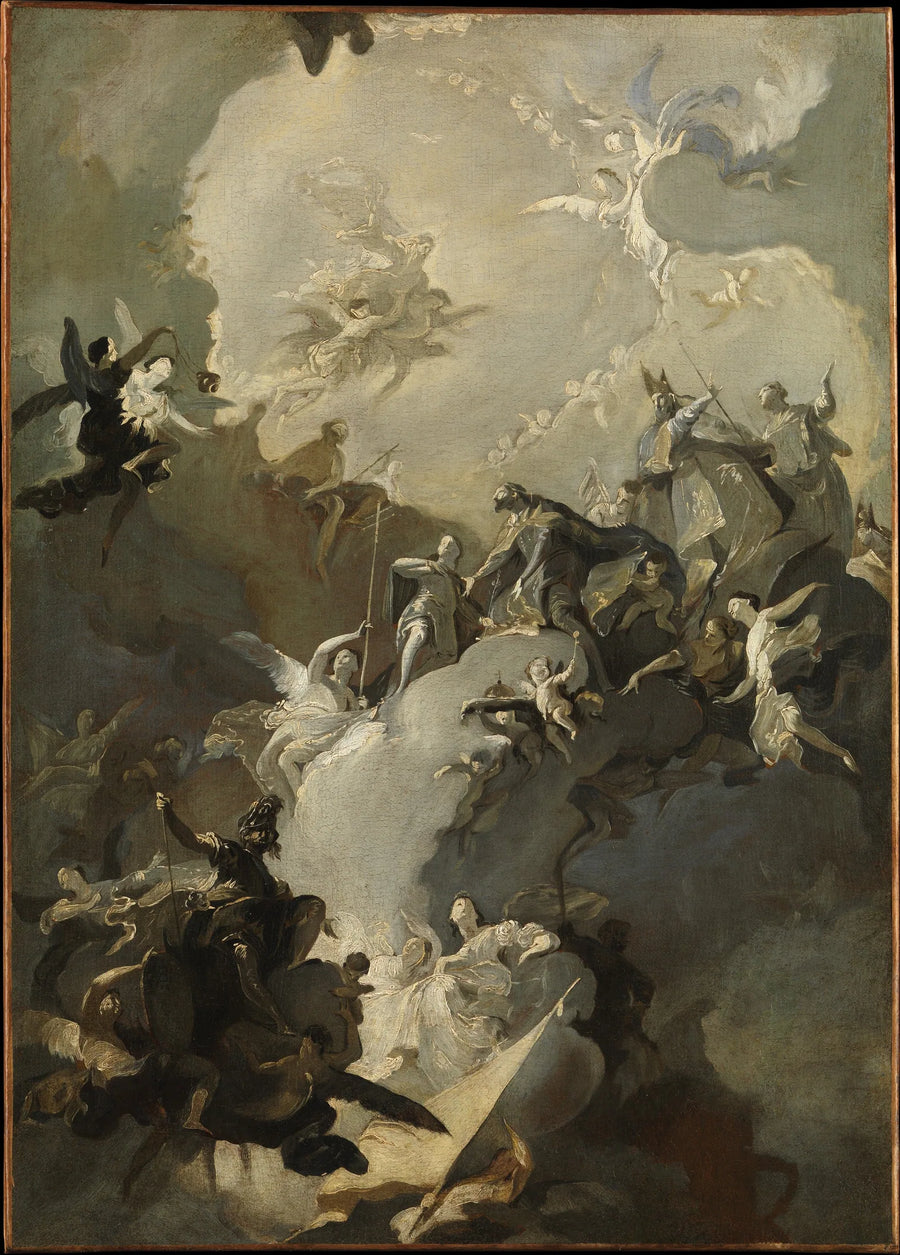 La glorification des saints royaux hongrois - Franz Anton Maulbertsch