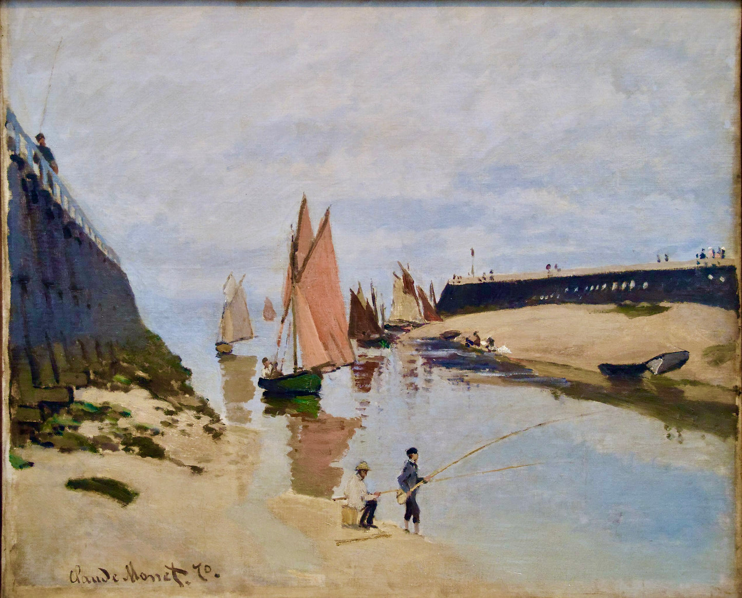 « ميناء تروفيل » – كلود مونيه (1870)