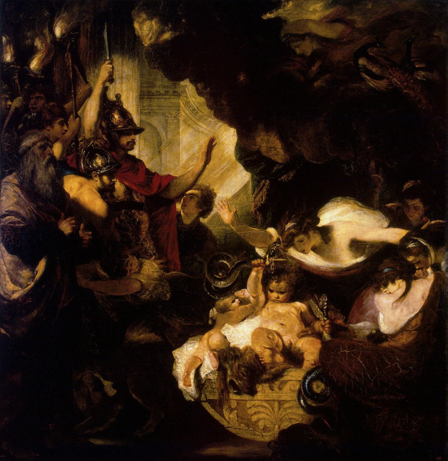 Hercule enfant étranglant les serpents - Joshua Reynolds