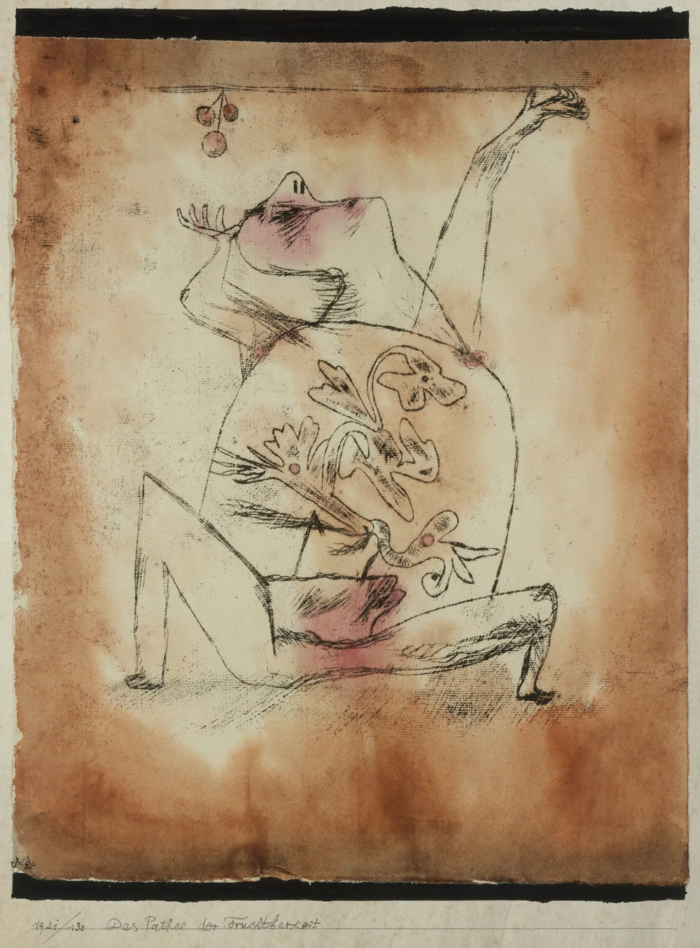 Le pathos de la fertilité - Paul Klee - Alpha Reproduction