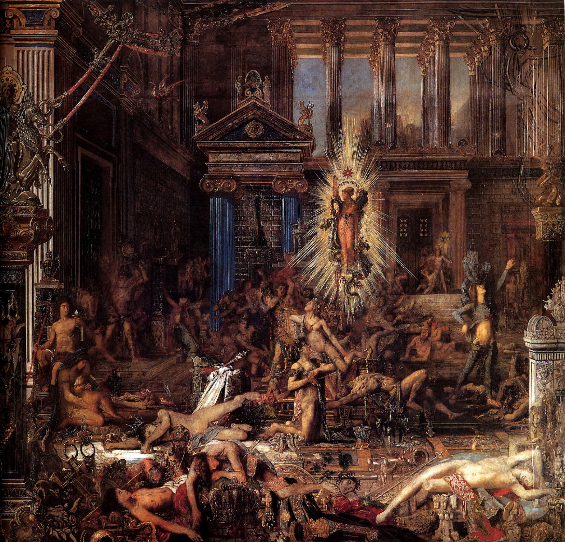 Les Prétendants - Gustave Moreau