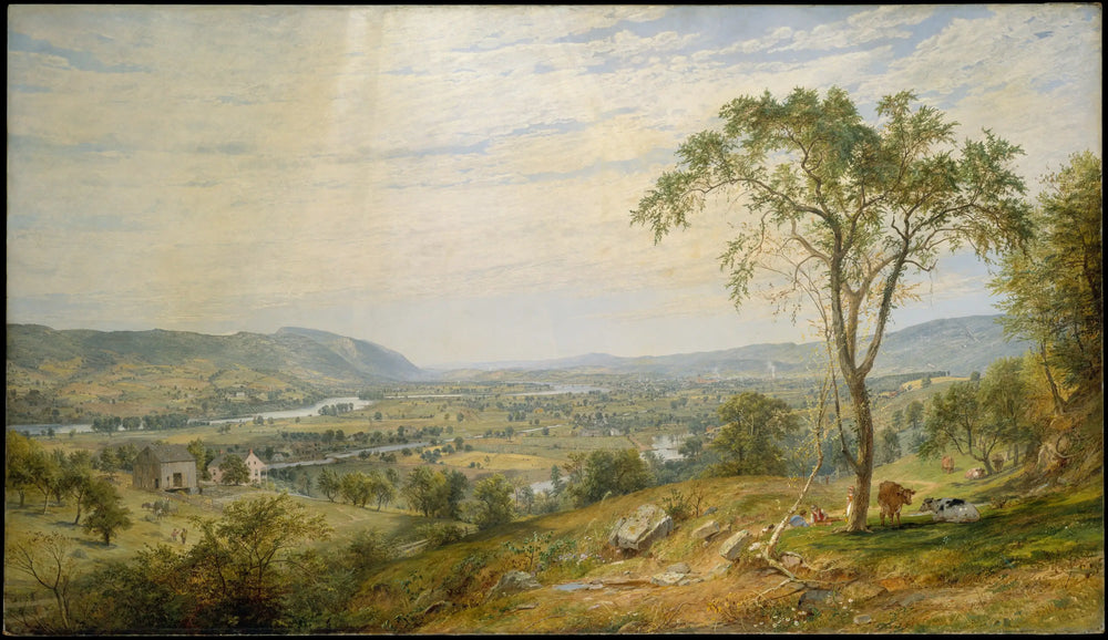 La vallée du Wyoming - Jasper Francis Cropsey - Alpha Reproduction