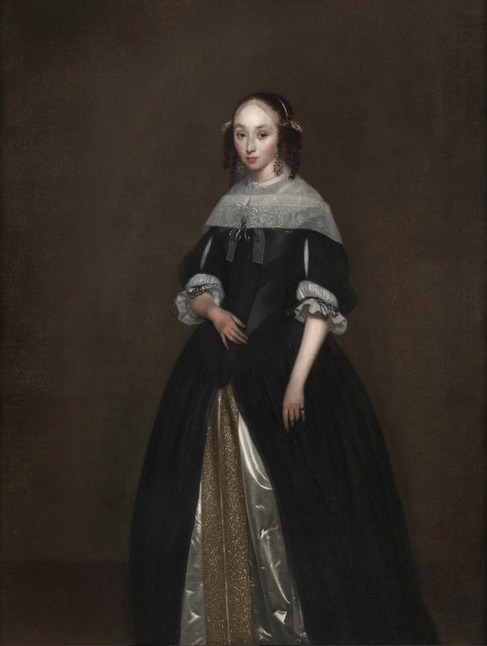 Portrait d'une jeune femme - Gerard ter Borch