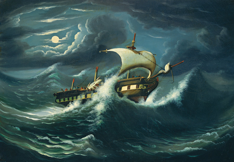 Frégate dans la tempête – Thomas Chambers