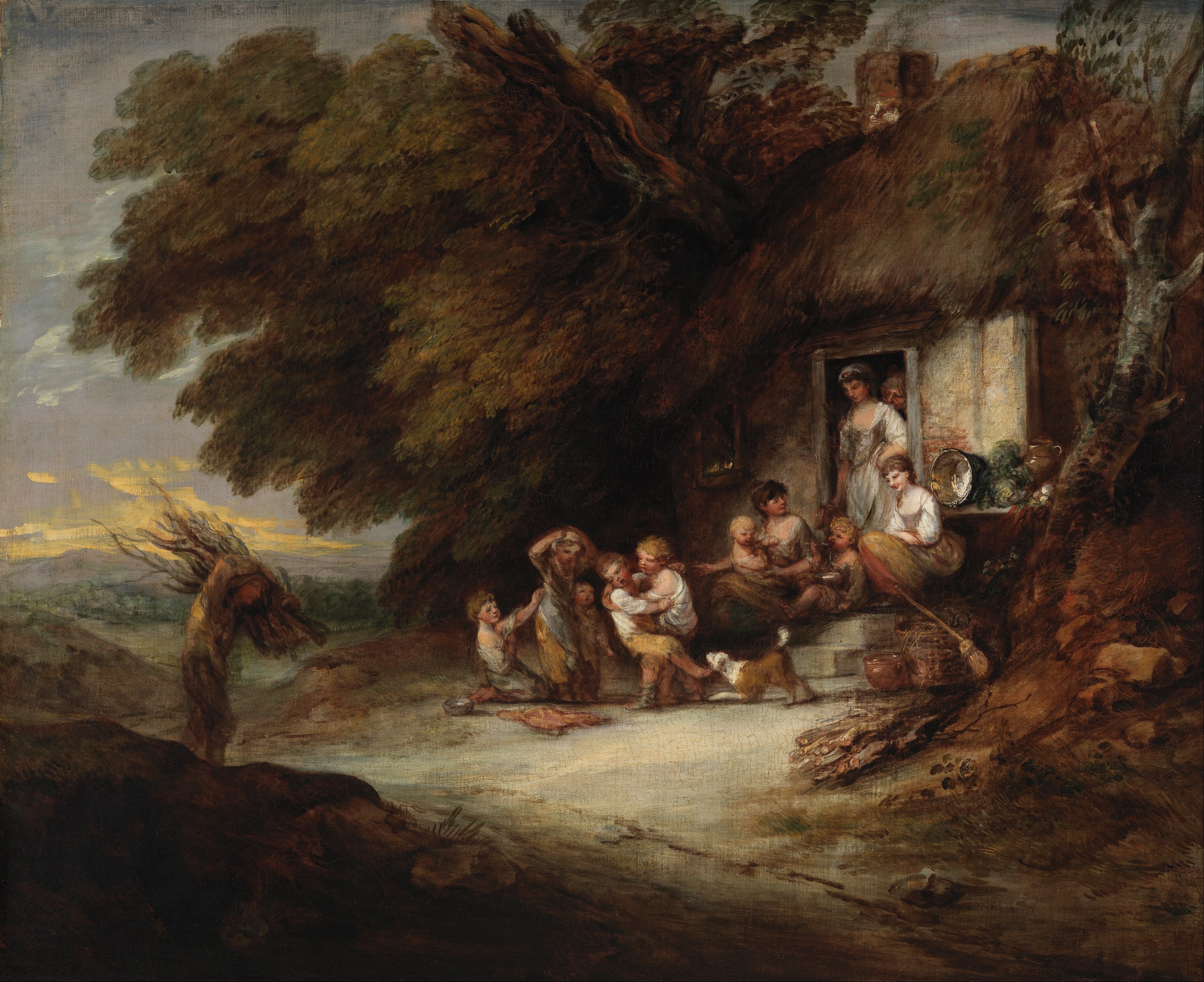 La porte du chalet - Thomas Gainsborough
