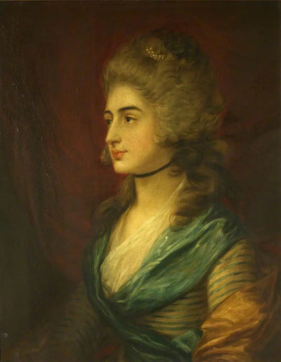 Sarah Siddons née Kemble (1755-1831) - Thomas Gainsborough - Alpha Reproduction
