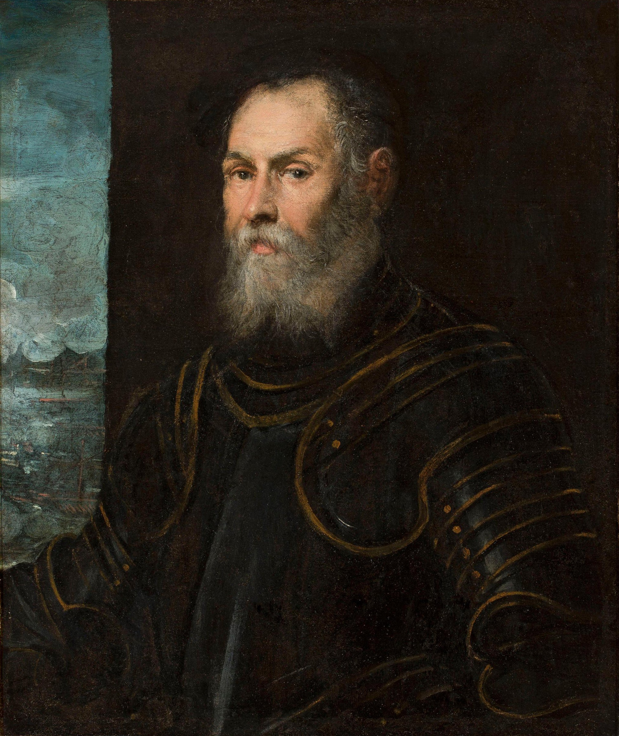 Portrait d’un amiral vénitien. - Jacopo Tintoretto - Alpha Reproduction