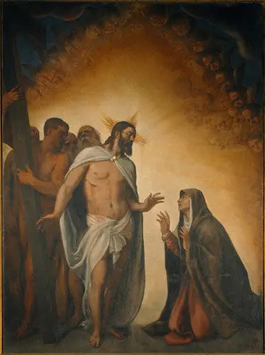 Le Christ apparaissant à sa mère après sa résurrection - Titian - Alpha Reproduction