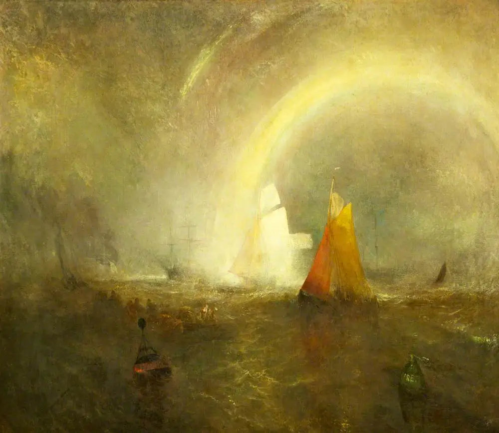 Reproduction du tableau « The Wreck Buoy - J. M. W. Turner » par Alpha Reproduction en peinture à l’huile