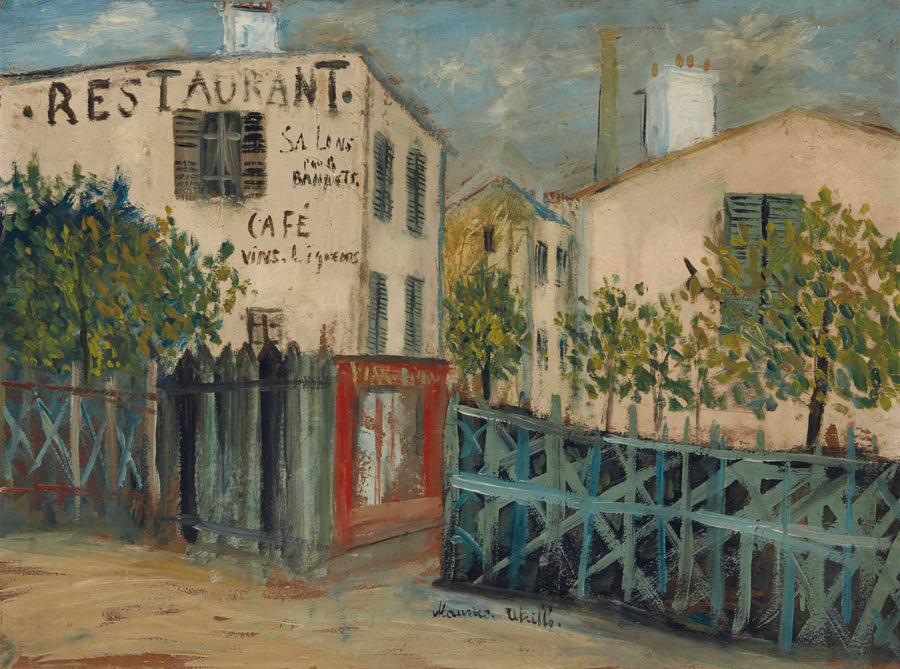 Un coin de la butte Montmartre (1918) - Maurice Utrillo