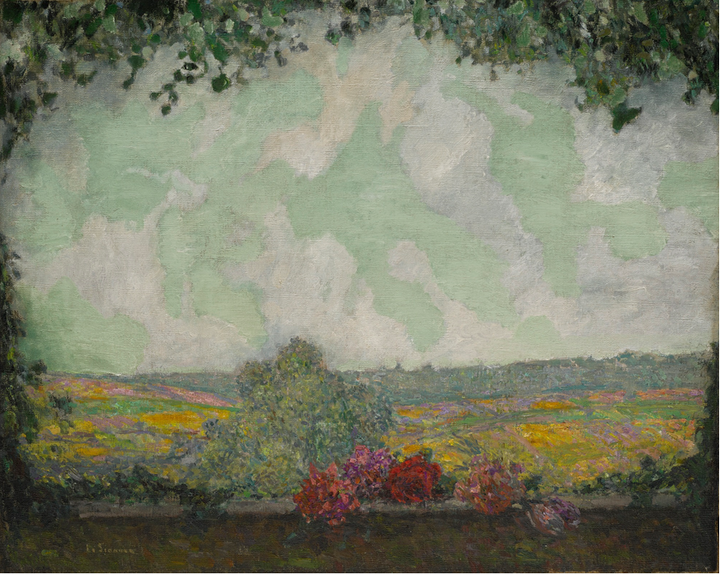 الشرفة - Henri Le Sidaner