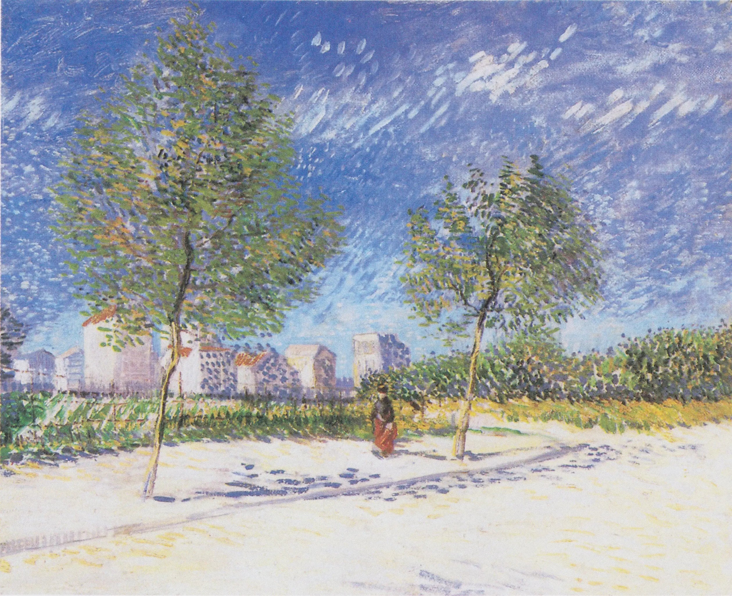Reproduction du tableau « À la périphérie de Paris, près de Montmartre - Vincent van Gogh » par Alpha Reproduction en peinture à l’huile