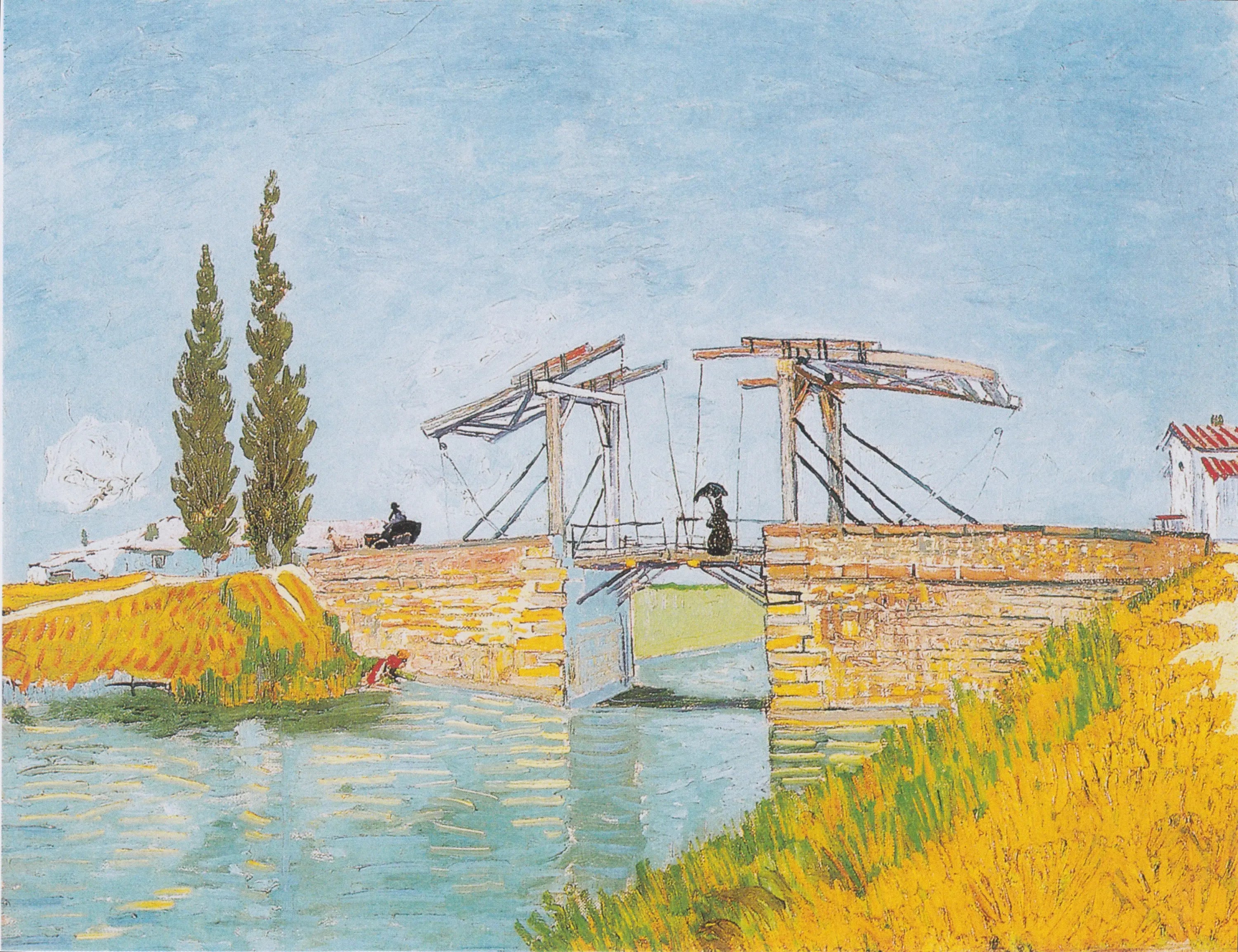 Reproduction du tableau « Le pont Langlois à Arles - Vincent van Gogh » par Alpha Reproduction en peinture à l’huile