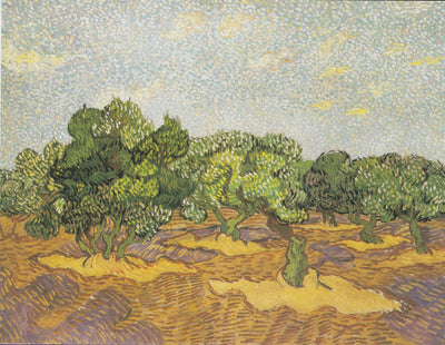 Reproduction du tableau « Oliviers - Vincent van Gogh » par Alpha Reproduction en peinture à l’huile