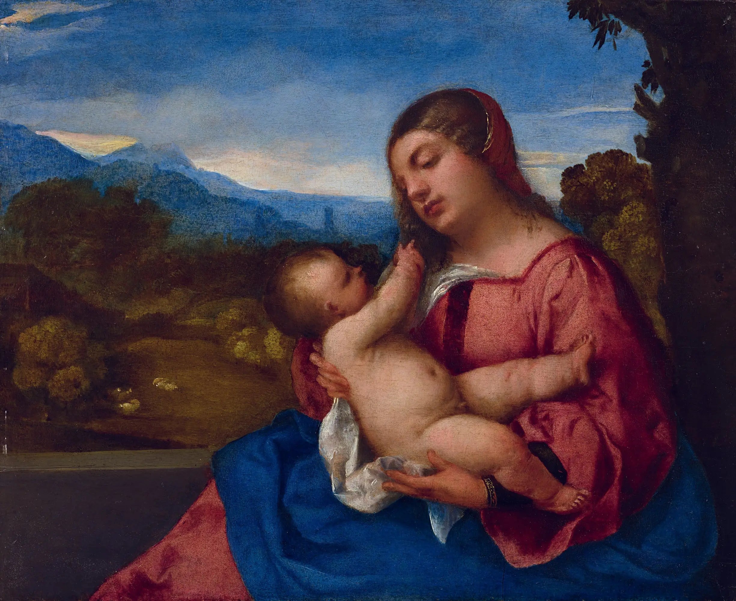 La Madone de Lochis - Titian - Alpha Reproduction